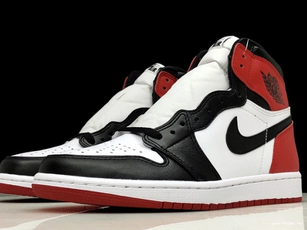 Rep Air Retro Jordan 1 Black 555088-125 Toe 0709